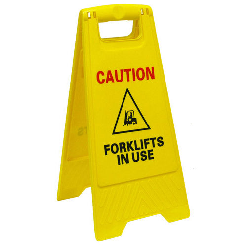 Caution Sign - Forklift in Use