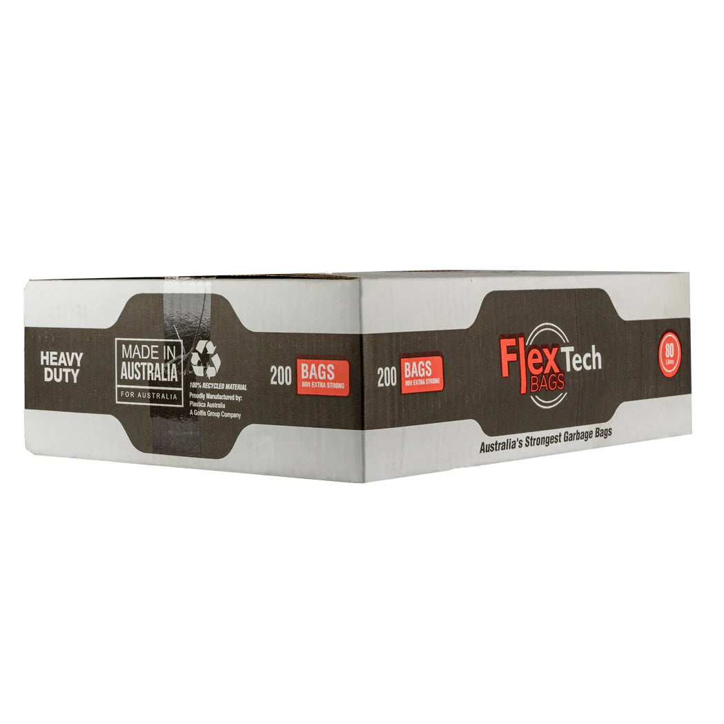 80L FlexTech Garbage Bags