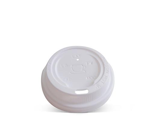 4oz Coffee Cups Lids, White
