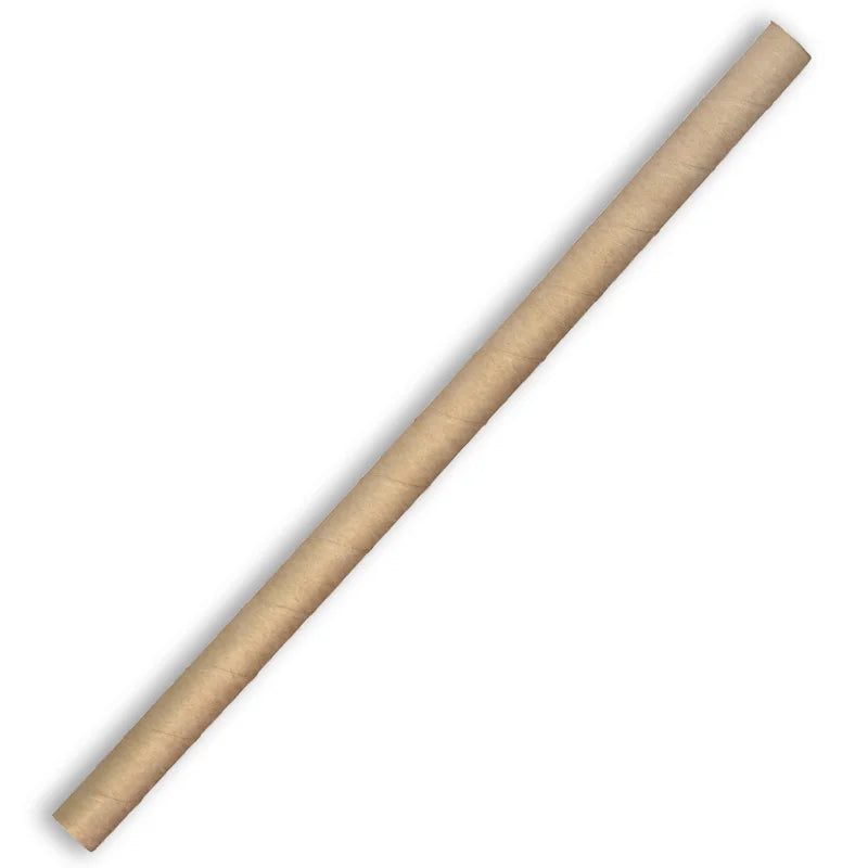 10mm Jumbo Paper Straws Kraft