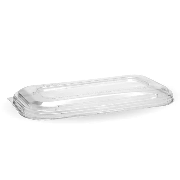 750ml & 1000ml Clear PLA Lids for Biocane Takeaway Lid