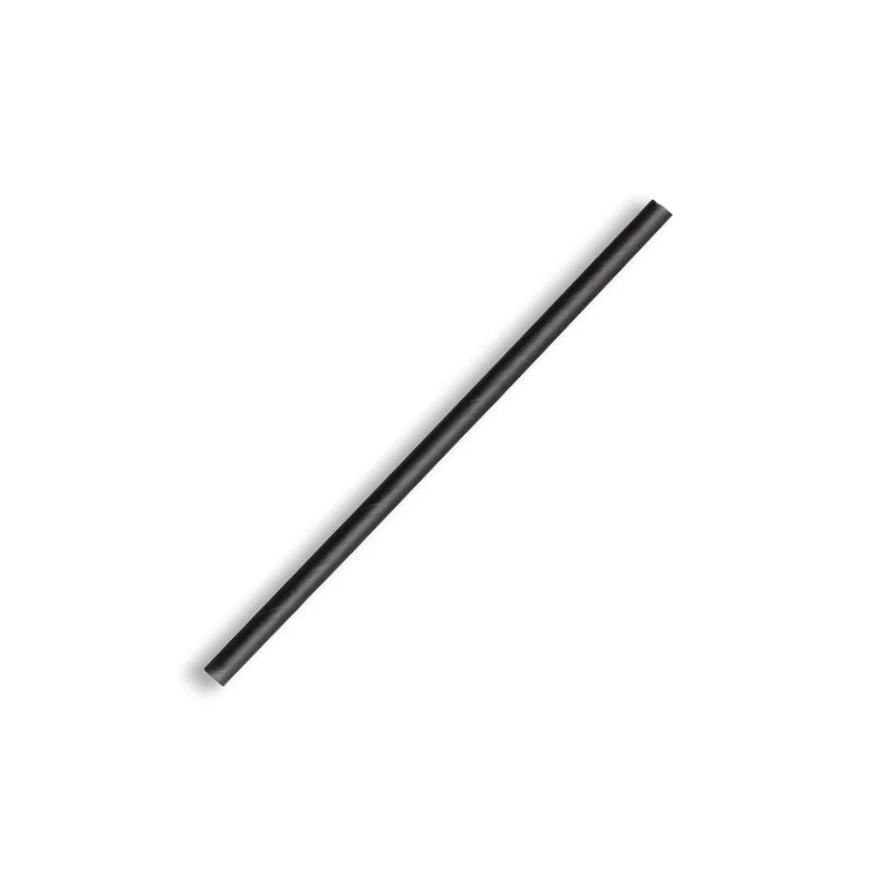 Cocktail Paper Straws Black