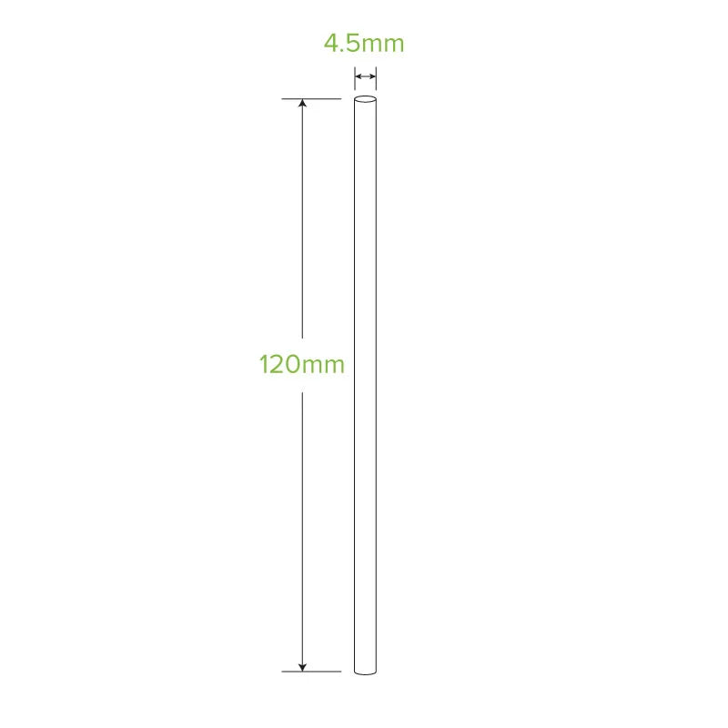 Cocktail Paper Straws Black