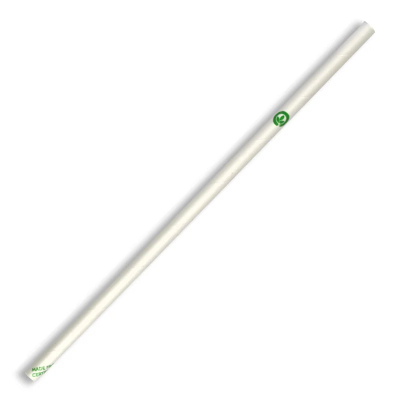 Regular Paper Straws White
