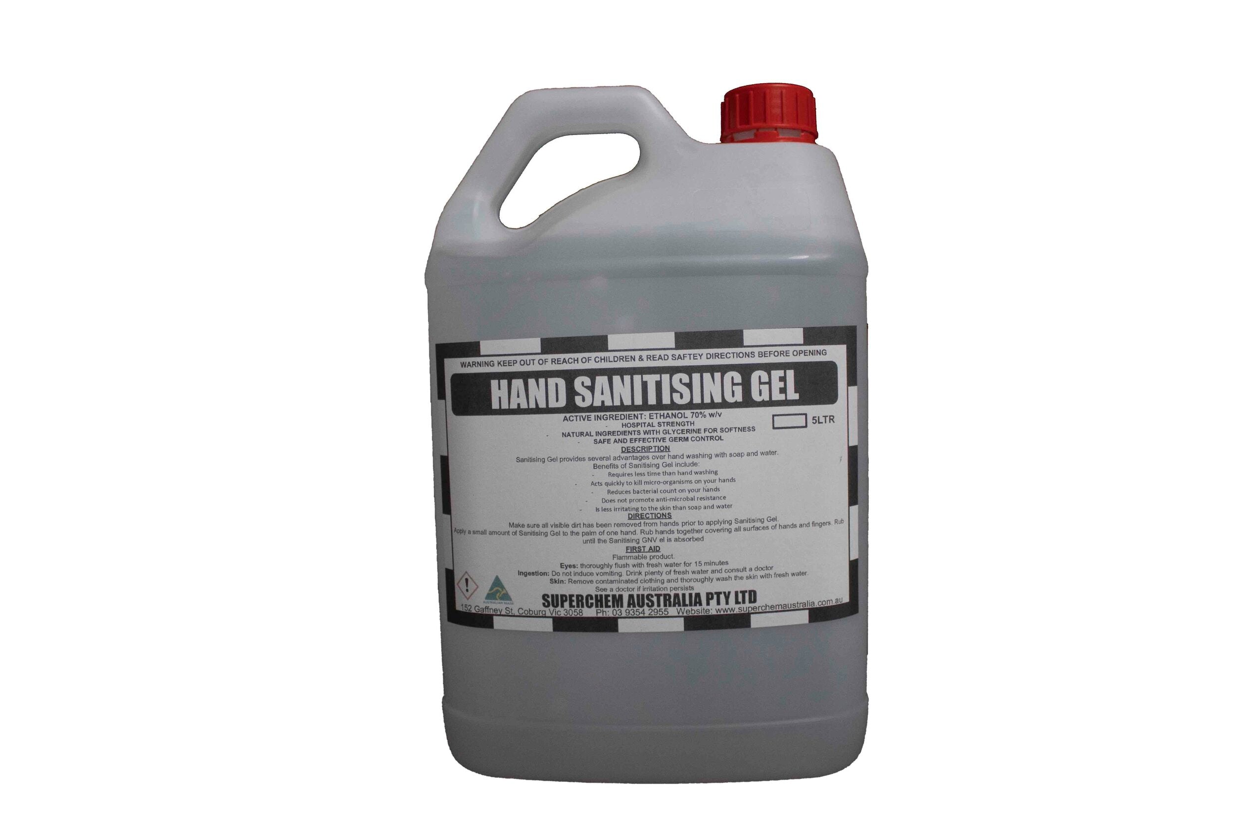 Hand Sanitiser Gel 5L