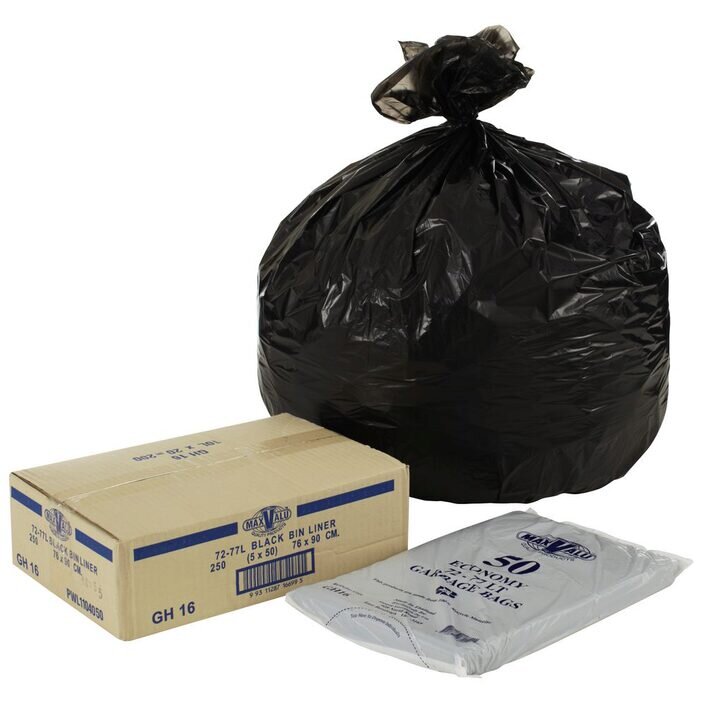 72-77L MaxValu Garbage Bags