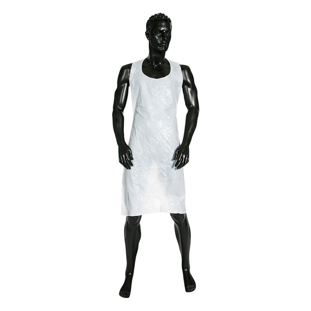 ULTRA HEALTH Disposable Apron PE White