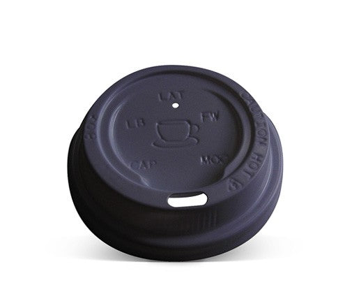 80mm Small Black PET Coffee Cup Lid