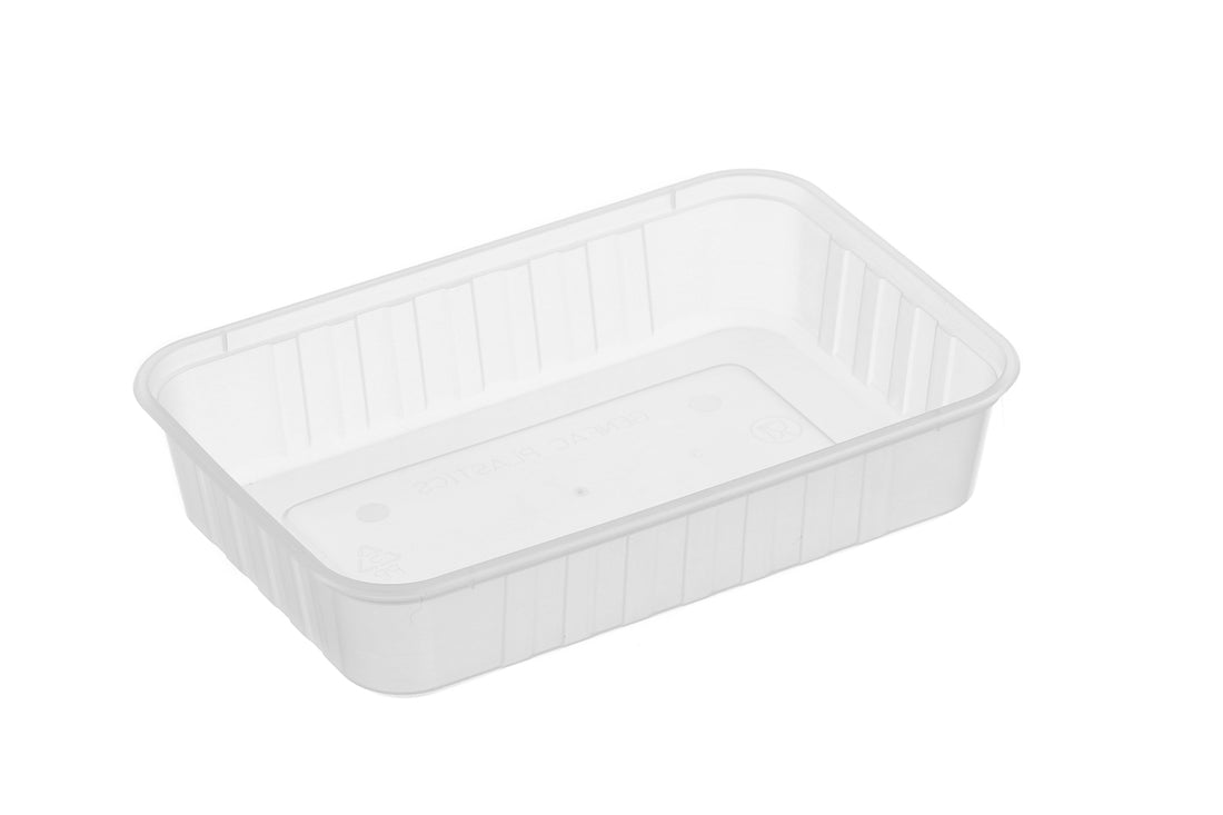 Ribbed Rectangular Container 500ml