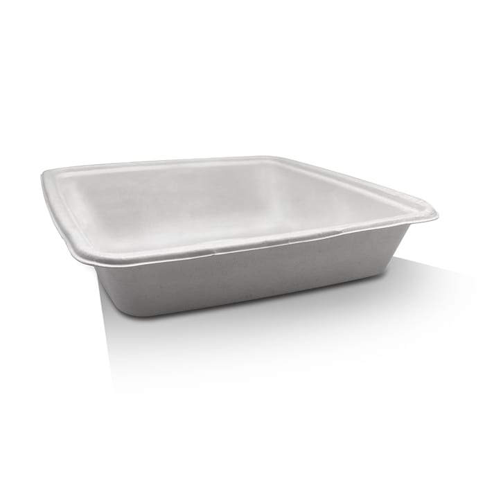 Square Takeaway Tray 9″