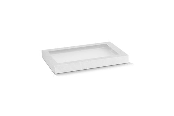 Rectangle White Catering Tray Lid – Small