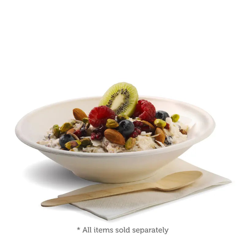 800ml / 24oz White Plant Fibre BioBowl