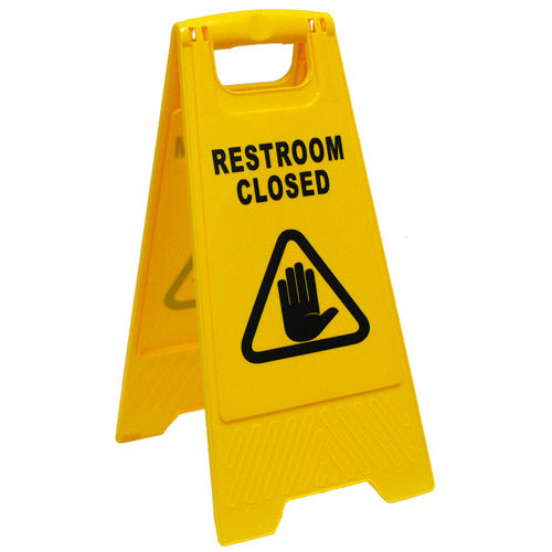 Caution Sign - Restroom Closed