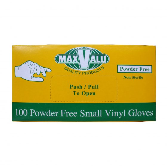 Maxvalu Vinyl Gloves Powder-Free - Small