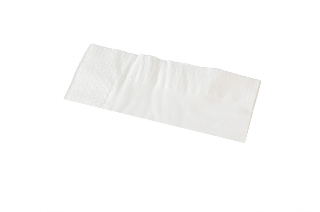 Quilted Dinner Napkin, 2PLY, White - GT Fold