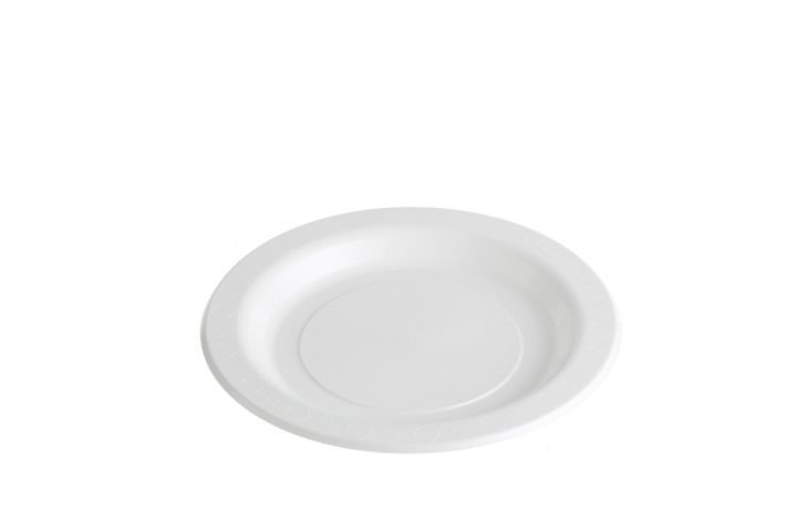 Reusable Plate 180mm - White